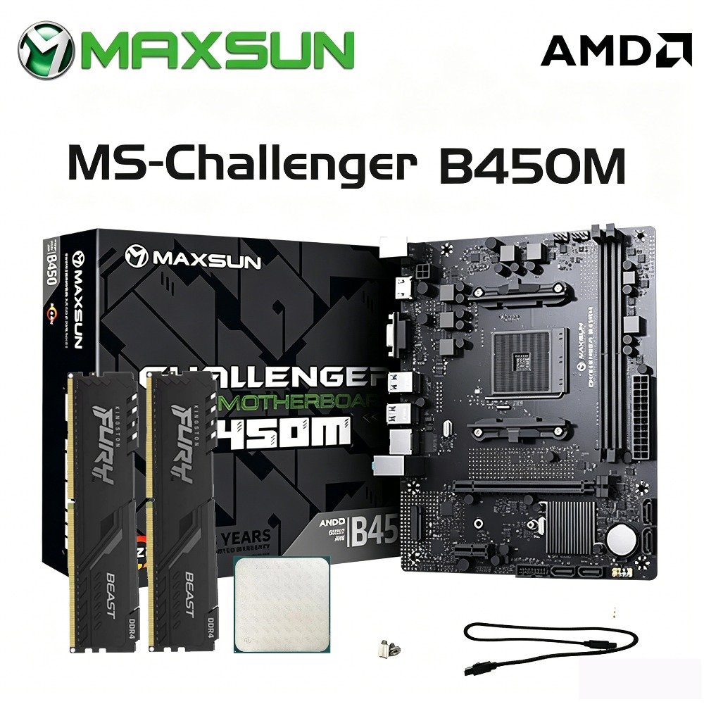 Ddr4 3200Mhz - แม็กซ์ซัน B450 เมนบอร์ด + ซีพียู AMD