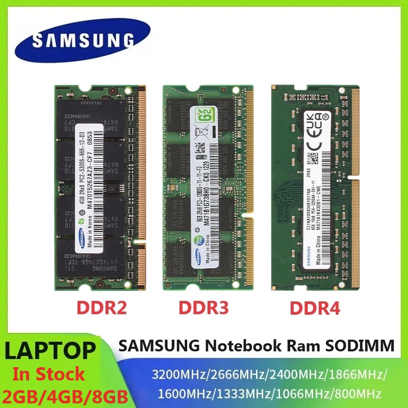 SAMSUNG แล็ปท็อป Memoria DDR4  - Ddr2 Ram บทวิจารณ์และราคา
