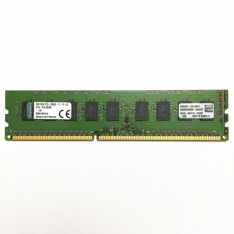 คิงส์ตัน ECC แรม 8GB DDR3 DDR3 - Ecc Ram Server บทวิจารณ์และราคา