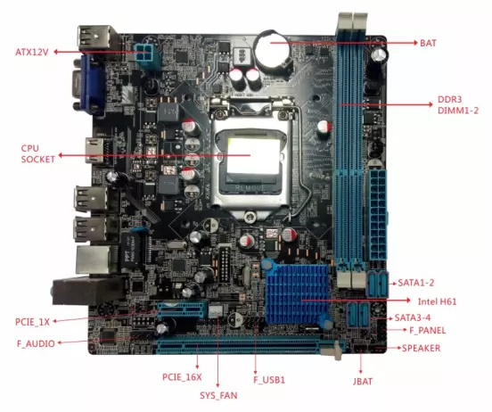 H61 ATX พาวเวอร์ซัพพลาย LGA115 - Ddr3 Ram บทวิจารณ์และราคา
