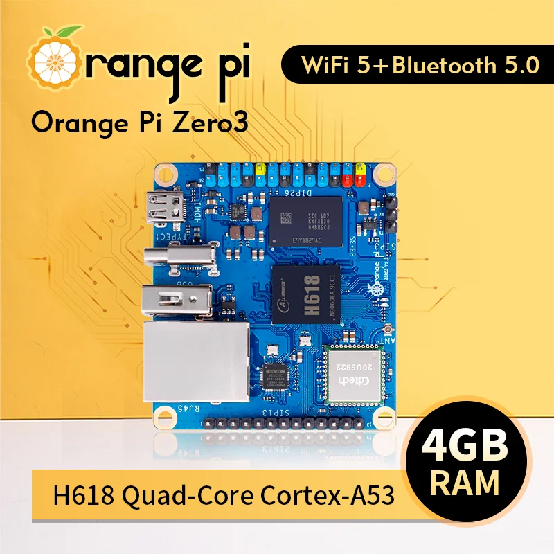 Orange Pi Zero 3 1G 1.5G 2G 4G - Ram Memory Module บทวิจารณ์และราคา