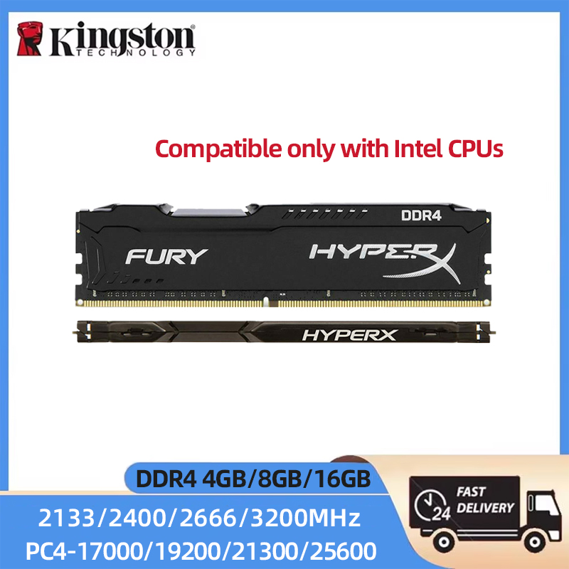 HyperX Fury แรม DDR4 ขนาด 4GB  - Ddr4 2400Mhz บทวิจารณ์และราคา