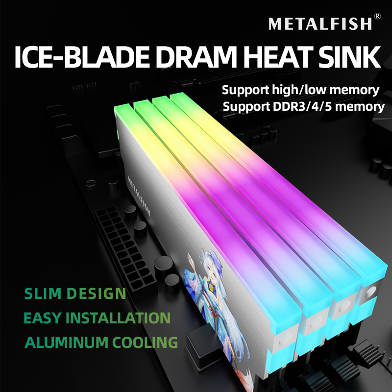METALFISH DRAM ฮีทซิงค์ 5 V-3P - Ddr4 Desktop Ram บทวิจารณ์และราคา